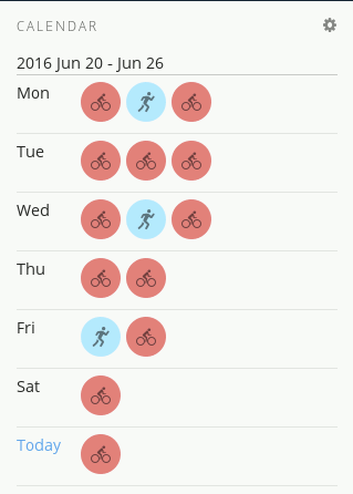 Week calendar